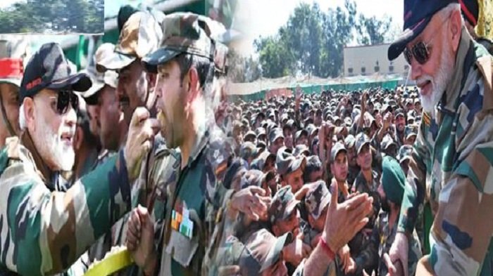 जवानों के साथ दिवाली मनाने लोंगेवाला बॉर्डर पहुंचे पीएम मोदी, ट्वीट कर देशवासियों से की ये अपील 1