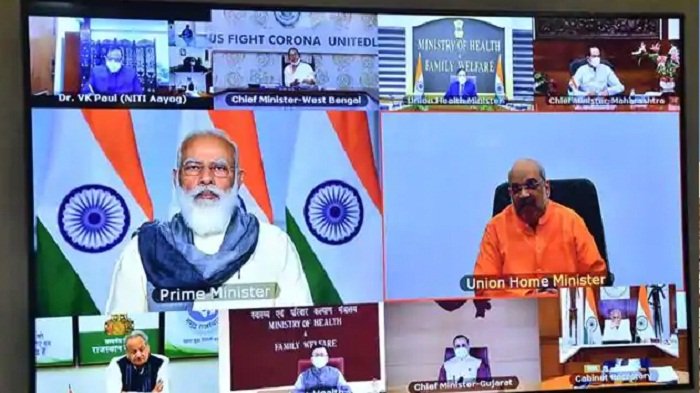 कोरोना पर मुख्यमंत्रियों संग PM मोदी की बैठक जारी, केजरीवाल ने प्रदूषण को ठहराया जिम्मेदार 1