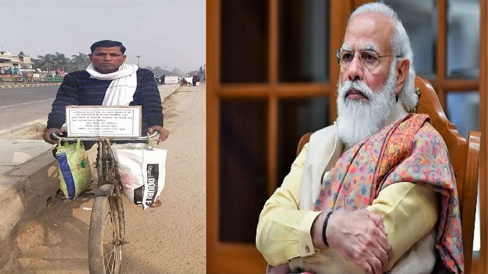 छपरा से साइकिल चलाकर दिल्ली पहुंचे रामायण, PM को सुनाना चाहते हैं नीतीश सरकार में हो रहे भ्रष्टाचार की दास्तां 1