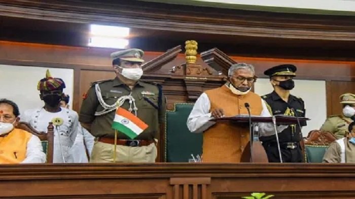 विधानमंडल का बजट सत्र शुरू, राज्यपाल फागू चौहान को दिया गया गार्ड ऑफ ऑनर 1