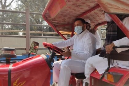 विधानसभा परिसर में Tejashwi को ट्रैक्टर लेकर जाने की नहीं मिली अनुमति, CM Nitish पहुंचे सदन 7
