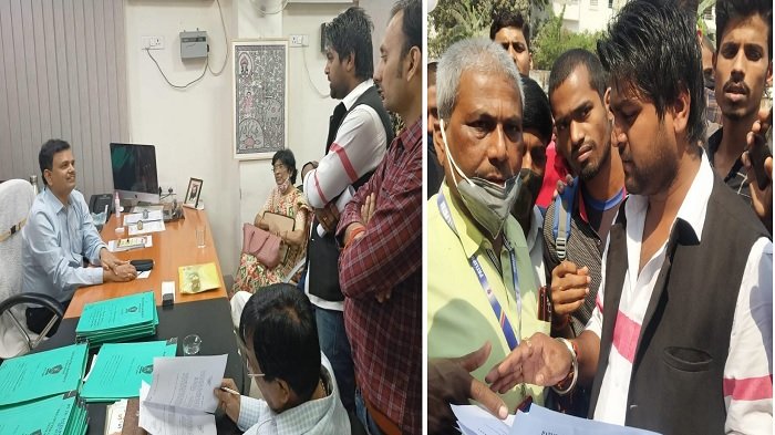 रिजल्ट में देरी के कारण छात्रों ने पाटलिपुत्र वि.वि. के एग्जामिनेशन कंट्रोलर एवं रजिस्ट्रार से की मुलाकात 1