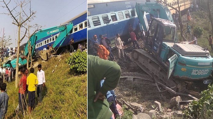 समस्तीपुर में बड़ा रेल हादसा, जेसीबी से टकराई जानकी एक्सप्रेस, बाल-बाल बचे पैसेंजर 1