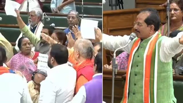 विधानसभा में आंगनबाड़ी सेविका के मुद्दे पर भारी हंगामा, BJP सदस्यों ने सरकार पर लगाया बड़ा आरोप 1
