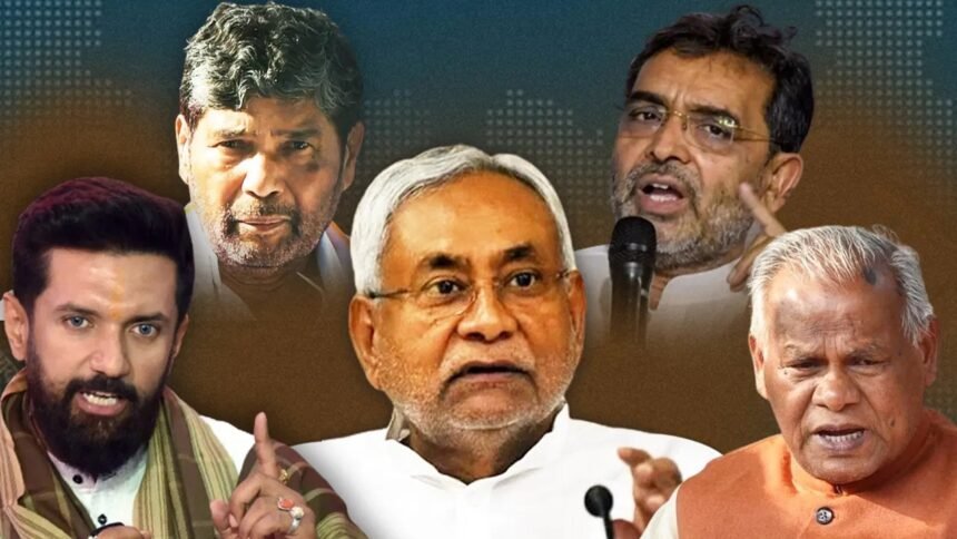 बिहार में NDA को हो रहा नुकसान, RJD-कांग्रेस को मिल रही इतनी सीटें 1