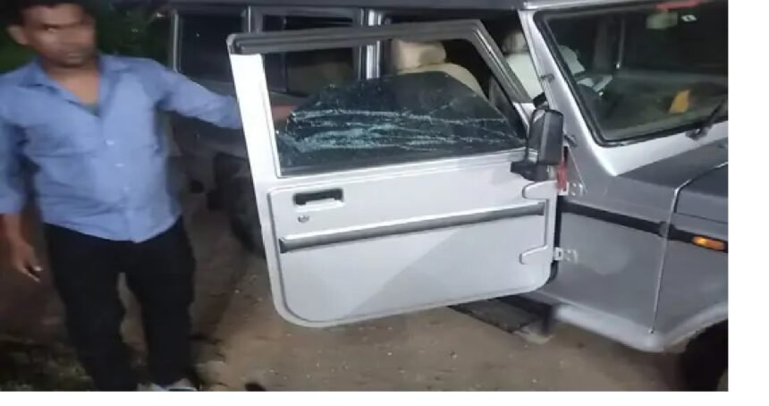 बालू लदे ट्रैक्टर को पकड़ने गई पुलिस पर जानलेवा हमला 1