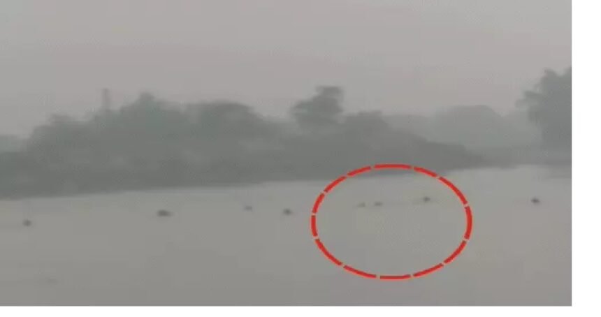 कटिहार में गंगा में पलटी नाव, 2 लापता ओवरलोडेड नाव में छेद था: महिलाएं और बच्चे भी थे सवार 1