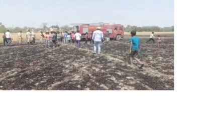 15 लाख रुपये मूल्य की गेहूं की फसल बर्बाद, 12 जगह लगी आग सिगरेट और शॉर्ट सर्किट की वजह से आग लगने की संभावना 5