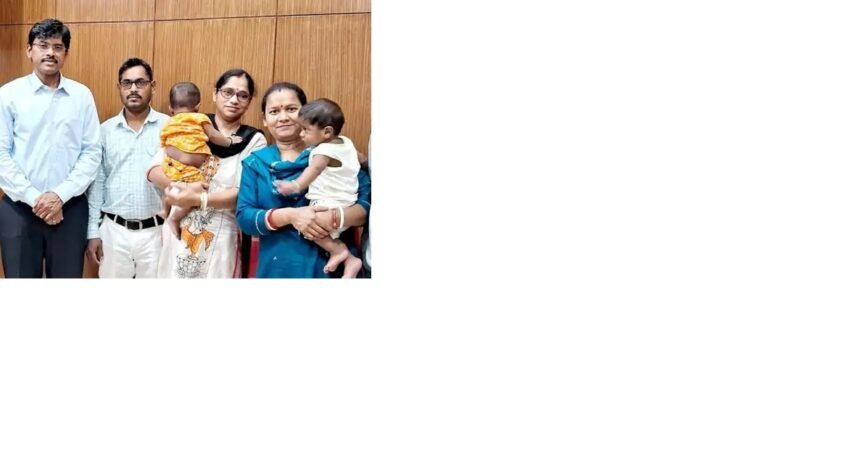 गया के दो बच्चों को मिला नया परिवार,पश्चिम बंगाल के दंपत्तियों ने लिया गोद 1