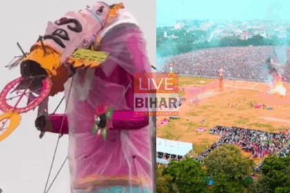 बारिश ने बुझा दी लंका की अग्नि: पटना में रावण दहन पर लगा ग्रहण 8