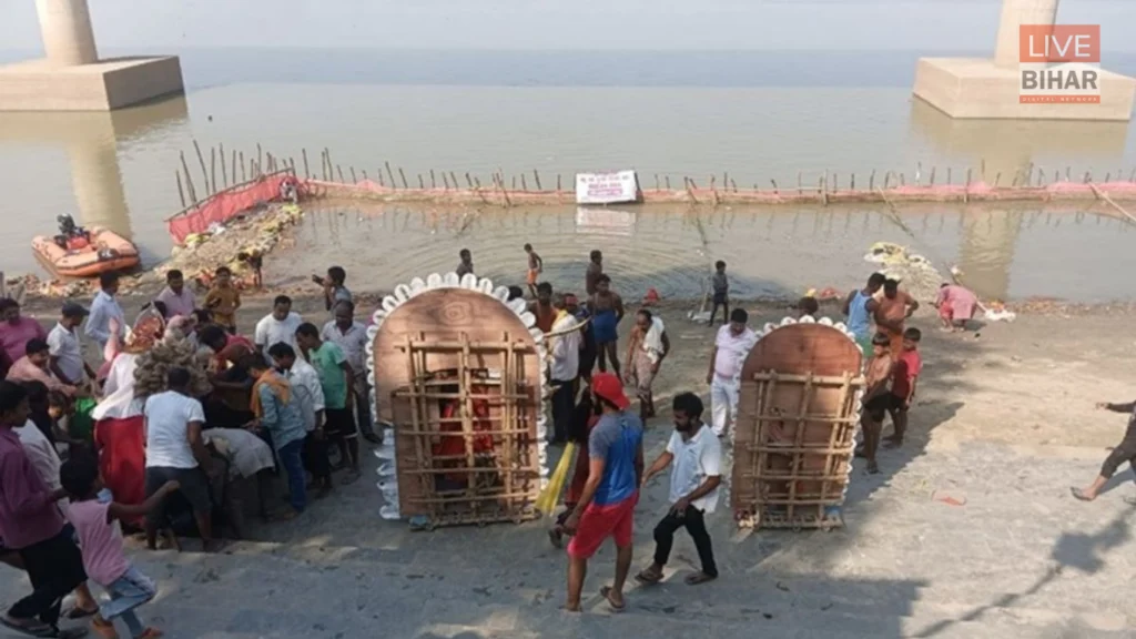 Patna Saraswati Visarjan Artificial Ponds: पटना में सरस्वती पूजा विसर्जन के लिए 7 आर्टिफिशियल तालाब तैयार 2 Patna Saraswati Visarjan Artificial Ponds: पटना में सरस्वती पूजा विसर्जन के लिए 7 आर्टिफिशियल तालाब तैयार 1