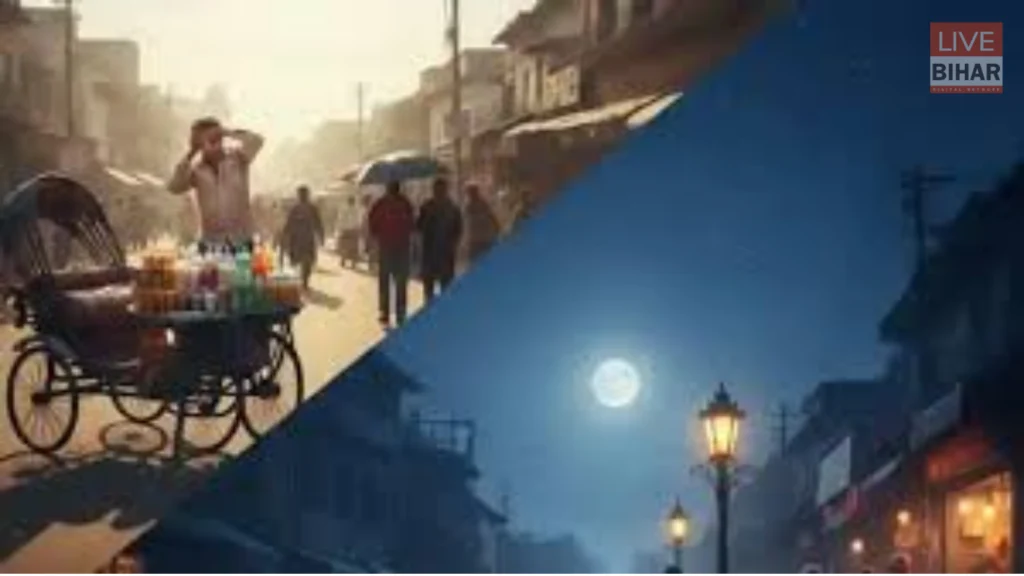 Bihar Weather: दिन में तेज गर्मी तो रात में ठंड ने बढ़ाई मुश्किलें 2 Bihar Weather: दिन में तेज गर्मी तो रात में ठंड ने बढ़ाई मुश्किलें 1